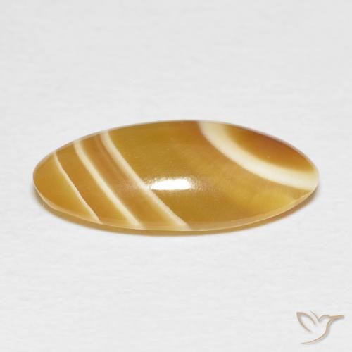 4.82克拉天然玛瑙，椭圆形，不透明