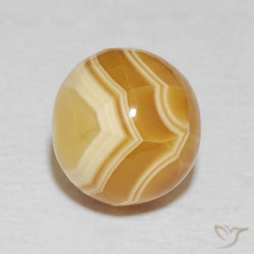 5.14ct 天然 彩色 玛瑙, 球形, 不透明