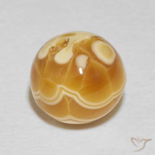 5.14克拉天然玛瑙，球形，不透明