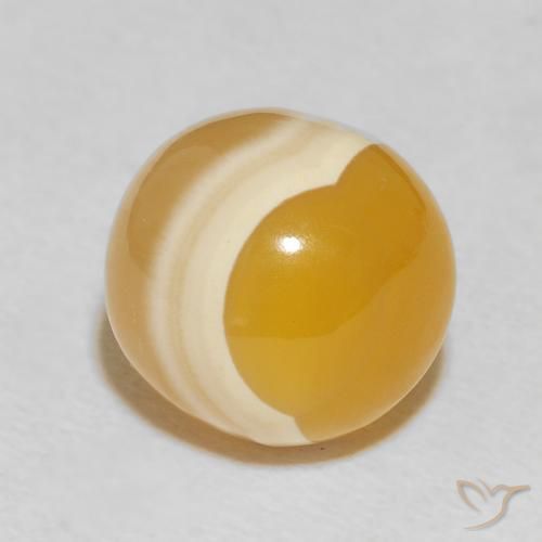 12.25克拉天然玛瑙，球形，不透明