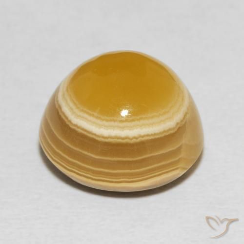 12.25克拉天然玛瑙，圆形的，不透明
