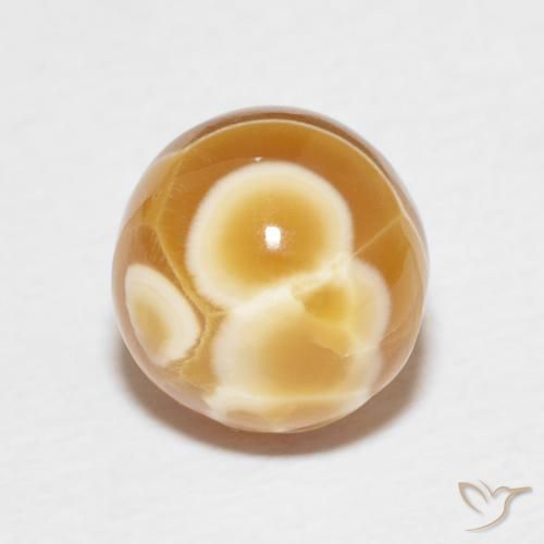 5.49ct 天然 彩色 玛瑙, 球形, 不透明