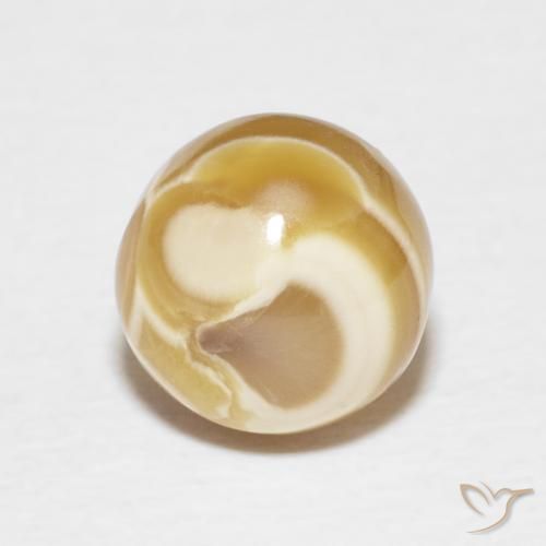 5.14ct 天然 彩色 玛瑙, 球形, 不透明