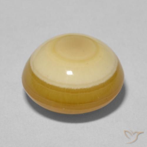 6.44克拉天然玛瑙，圆形的，不透明