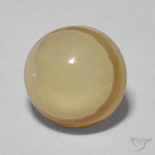6.48克拉天然玛瑙，圆形的，不透明