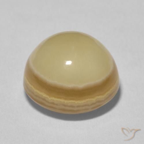 6.48克拉天然玛瑙，圆形的，不透明