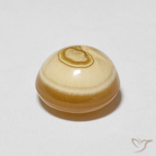7.82克拉天然玛瑙，圆形的，不透明