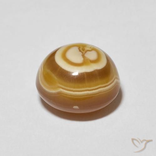 8.27克拉天然玛瑙，圆形的，不透明