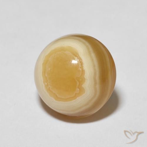 9.82克拉天然玛瑙，圆形的，不透明