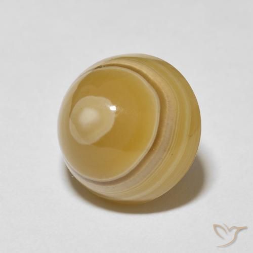 11.95克拉天然玛瑙，圆形的，不透明