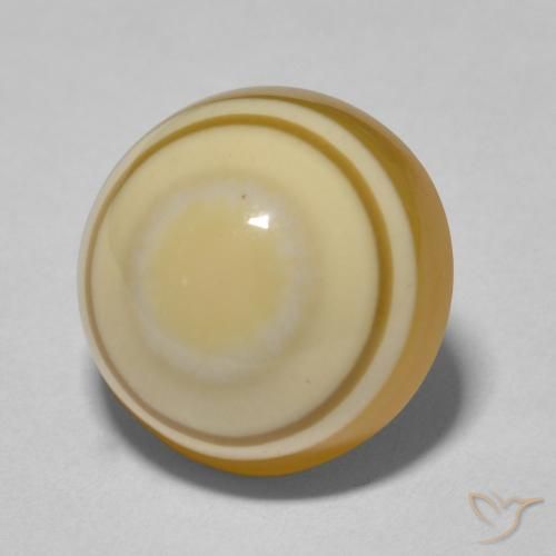 13.04克拉天然玛瑙，圆形的，不透明