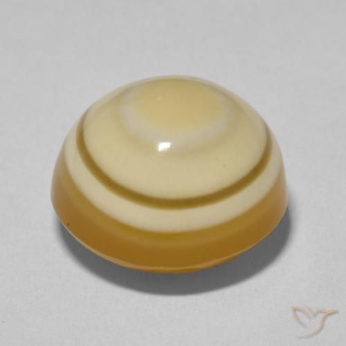 13.04克拉天然玛瑙，圆形的，不透明