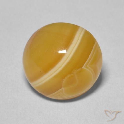 5.05ct 天然 彩色 玛瑙, 圆形的, 不透明