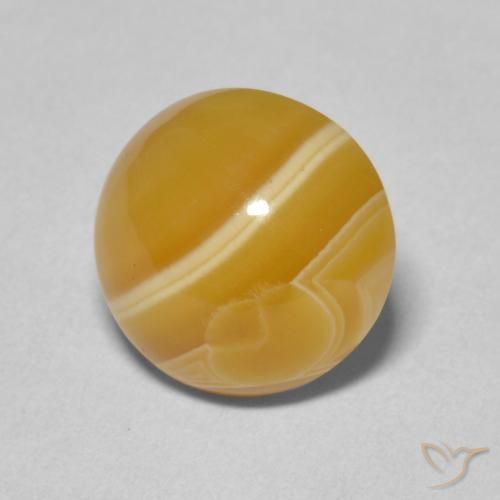 5.05克拉天然玛瑙，圆形的，不透明