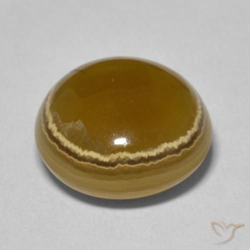 8.46克拉天然玛瑙，圆形的，不透明