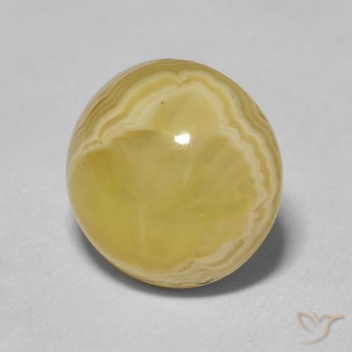 5.48克拉天然玛瑙，圆形的，不透明