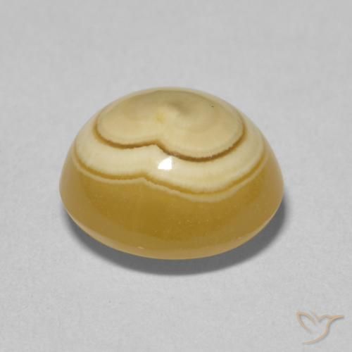 5.35克拉天然玛瑙，圆形的，不透明