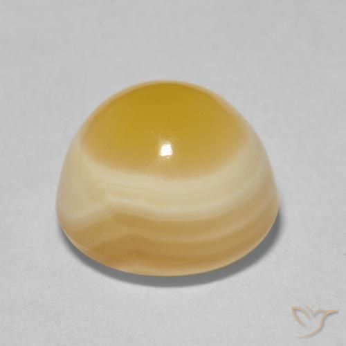 7.32克拉天然玛瑙，圆形的，不透明