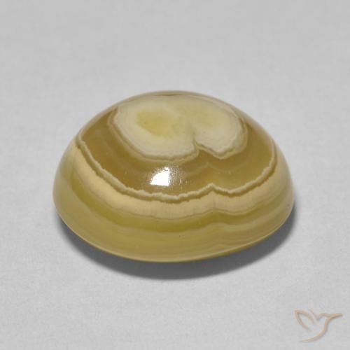 9.86克拉天然玛瑙，椭圆形，不透明