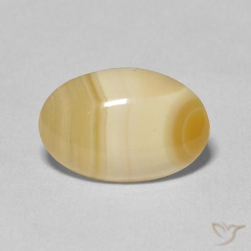 3.76ct 天然 彩色 玛瑙, 椭圆形, 不透明