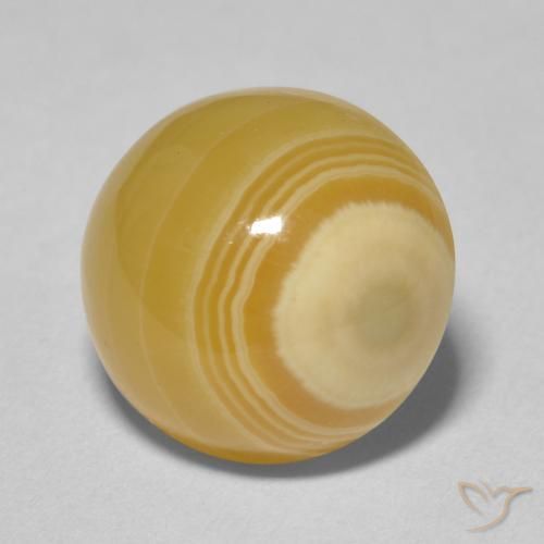 11.31克拉天然玛瑙，圆形的，不透明