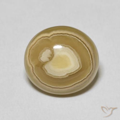 7.16克拉天然玛瑙，椭圆形，不透明