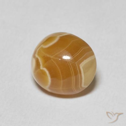 3.84克拉天然玛瑙，椭圆形，不透明