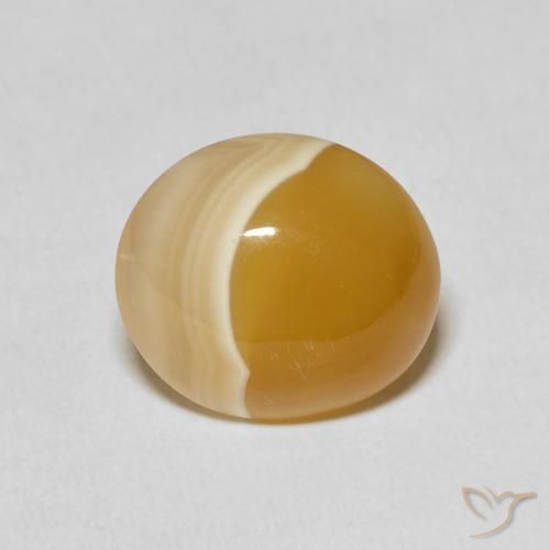 8.17ct 天然 彩色 玛瑙, 椭圆形, 不透明