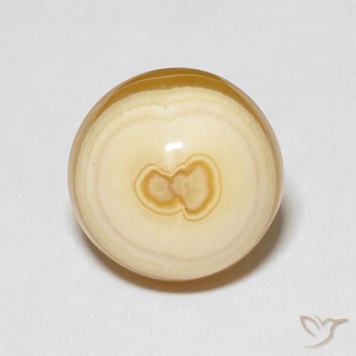 12.10ct 天然 彩色 玛瑙, 圆形的, 不透明
