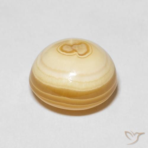 12.10克拉天然玛瑙，圆形的，不透明