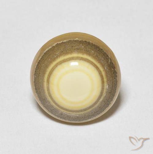 10.03克拉天然玛瑙，圆形的，不透明
