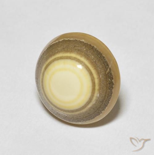 10.03克拉天然玛瑙，圆形的，不透明