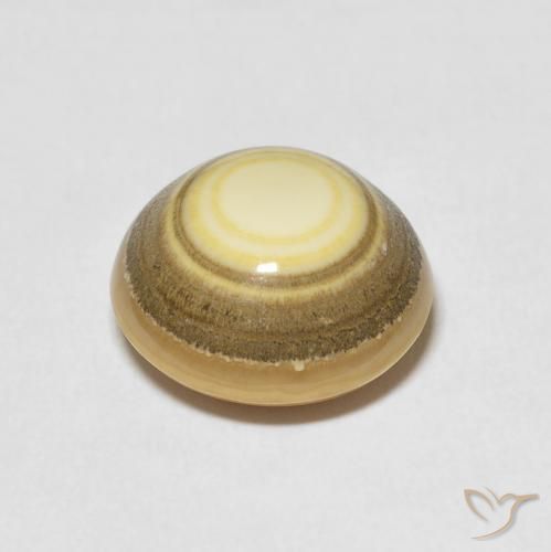 10.03克拉天然玛瑙，圆形的，不透明