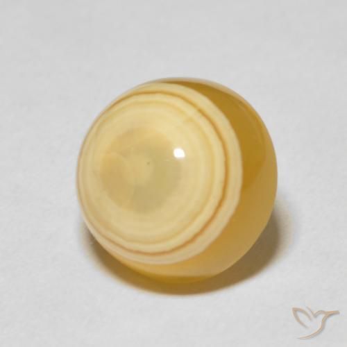 9.66克拉天然玛瑙，圆形的，不透明