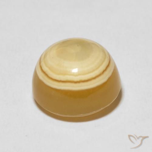 9.66克拉天然玛瑙，圆形的，不透明