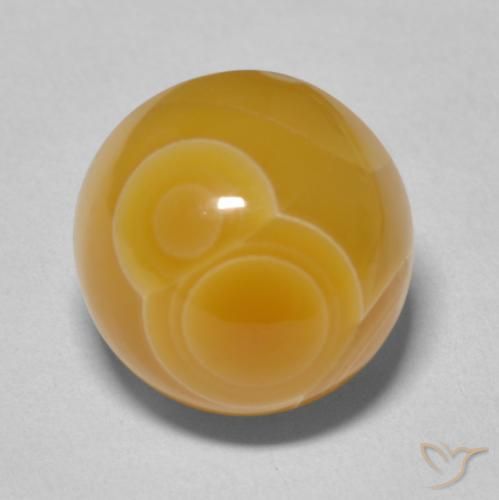 15.40ct 天然 彩色 玛瑙, 圆形的, 不透明