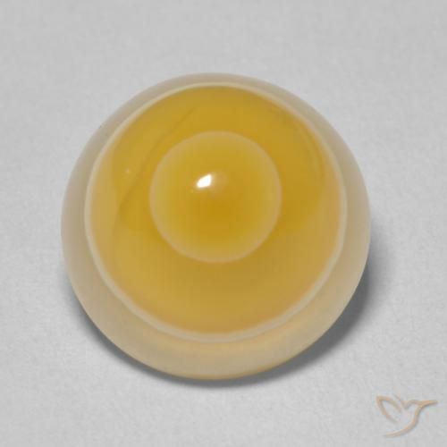 12.46克拉天然玛瑙，圆形的，不透明