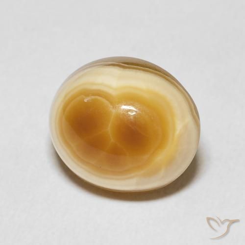 6.50克拉天然玛瑙，椭圆形，不透明