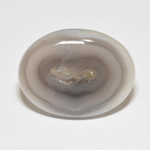 27.92ct 天然 米白色 玛瑙, 椭圆形, 不透明