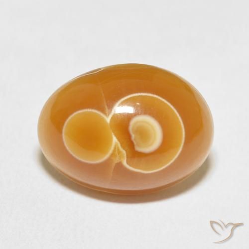 11.58ct 天然 彩色 玛瑙, 椭圆形, 不透明