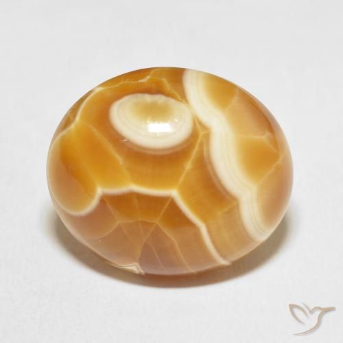16.00ct 天然 彩色 玛瑙, 椭圆形, 不透明