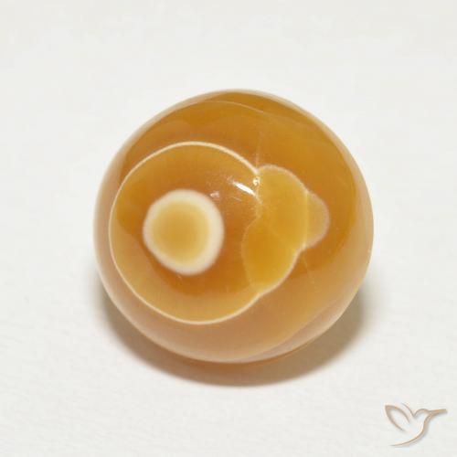 10.42克拉天然玛瑙，圆形的，不透明