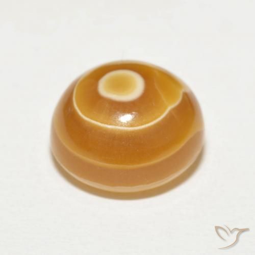 10.42克拉天然玛瑙，圆形的，不透明