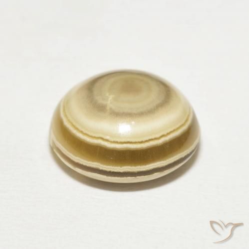 7.22克拉天然玛瑙，圆形的，不透明