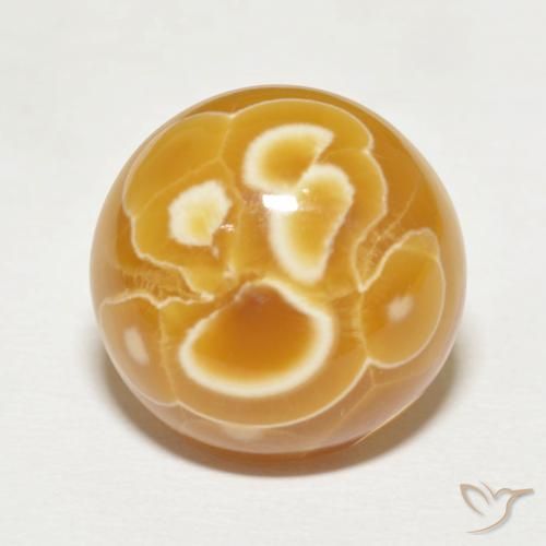 18.21ct 天然 彩色 玛瑙, 圆形的, 不透明
