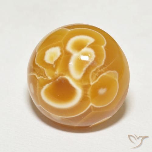 18.21克拉天然玛瑙，圆形的，不透明