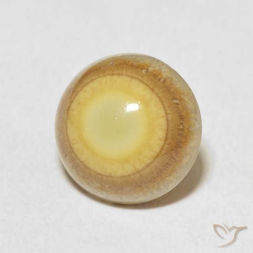 4.88克拉天然玛瑙，圆形的，不透明