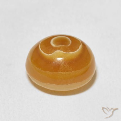 7.24克拉天然玛瑙，圆形的，不透明