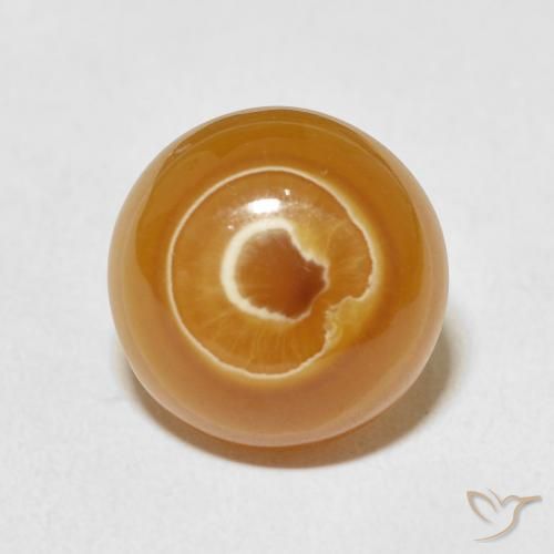 12.76ct 天然 彩色 玛瑙, 圆形的, 不透明