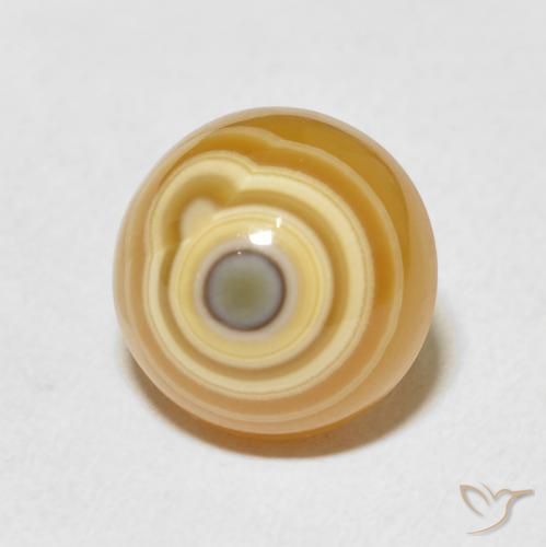 9.53克拉天然玛瑙，圆形的，不透明